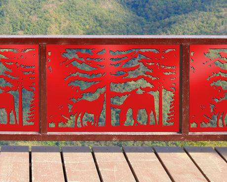 Horses Landscape Fence/Gate Panel Insert