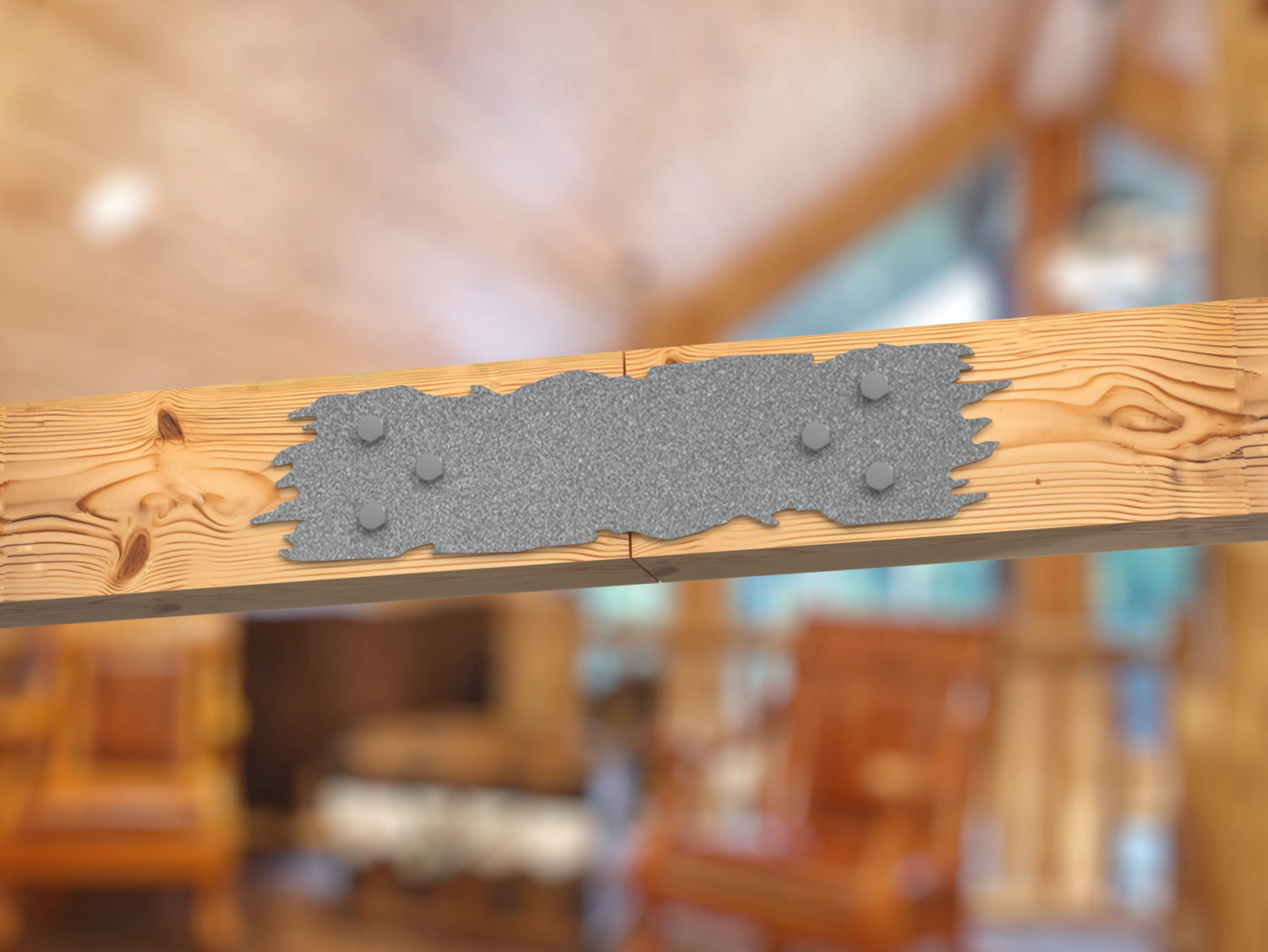 "Rough Wood" Metal Brackets For 4x4 Dimensional Lumber - Madison Iron and Wood