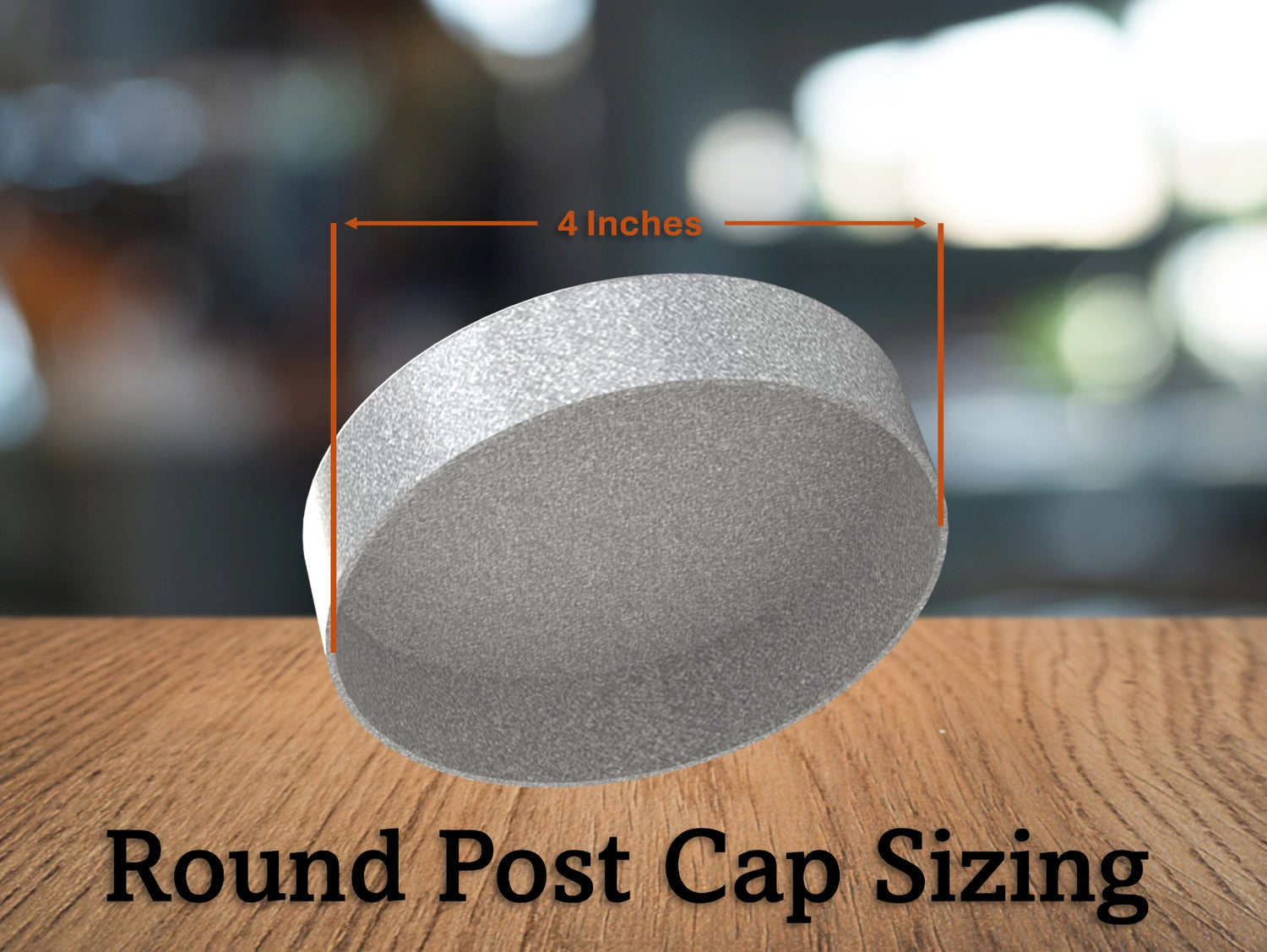 Shaka Hand, Round Post Cap (4x4 Round Post Size) - Madison Iron and Wood