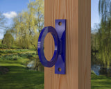 Heavy Duty Nautical Rope Ring, Narrow Body Fence Rings For Round Posts (3 sizes available) - Madison Iron and Wood
