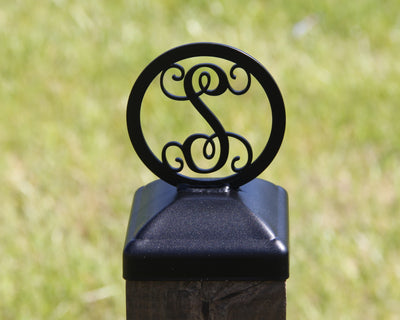 4x4 Monogram Post Cap