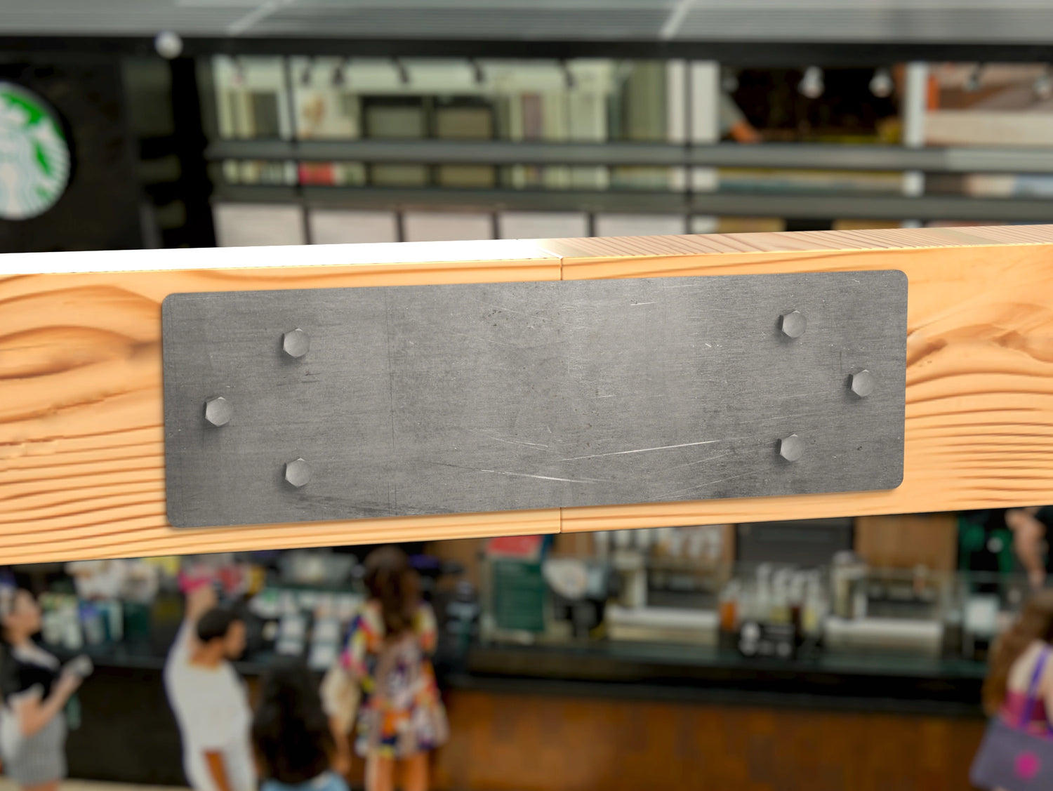 Standard Brackets for 8"x8" Dimensional Wood Post - Madison Iron and Wood