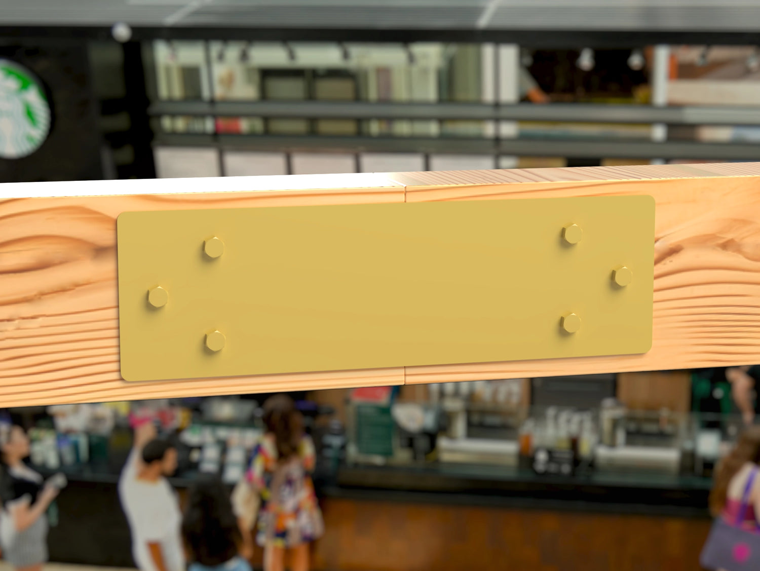 Standard Brackets for 8"x8" Dimensional Wood Post - Madison Iron and Wood