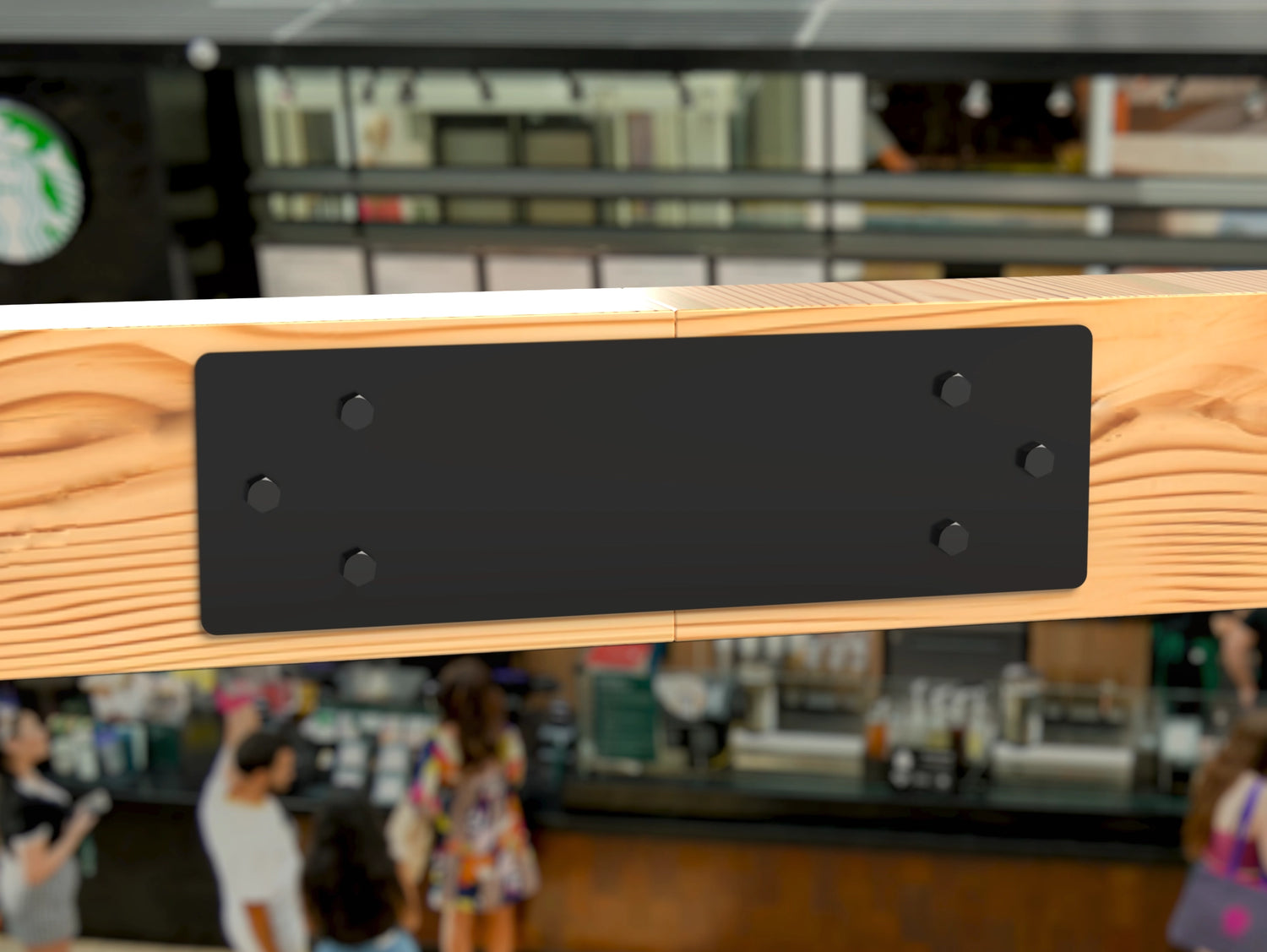 Standard Brackets for 8"x8" Dimensional Wood Post - Madison Iron and Wood