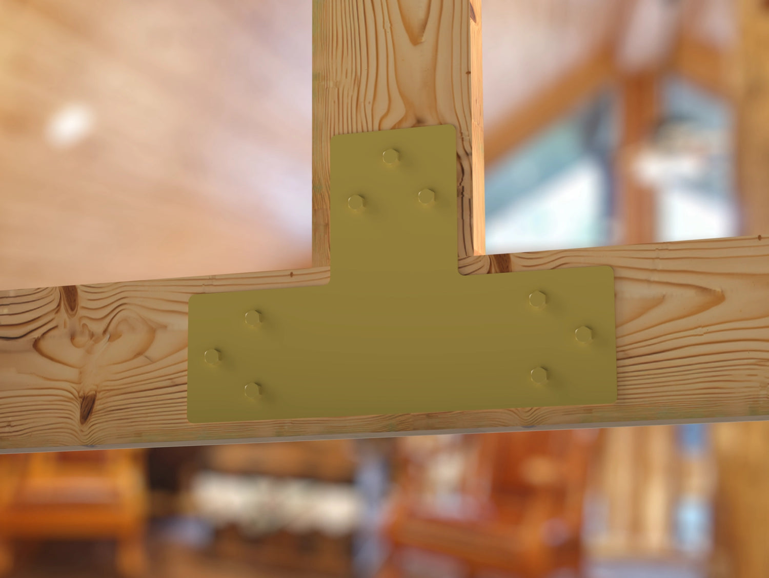 Standard Brackets for 8"x8" Dimensional Wood Post - Madison Iron and Wood