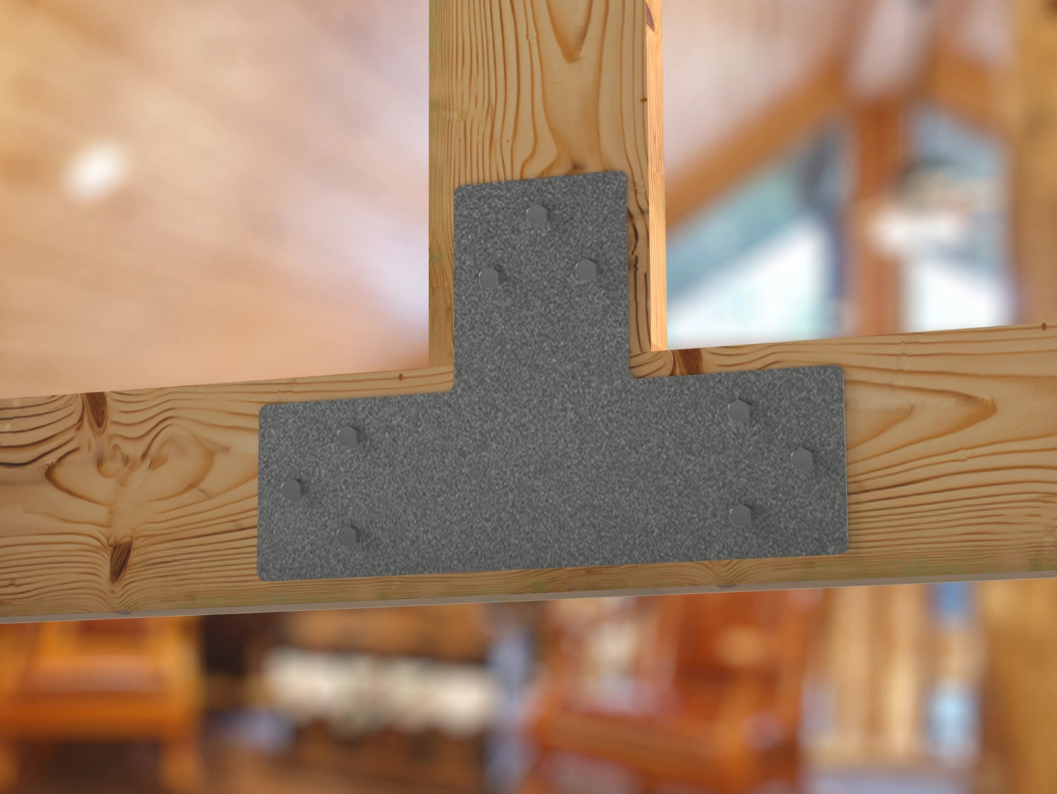 Standard Brackets for 8"x8" Dimensional Wood Post - Madison Iron and Wood