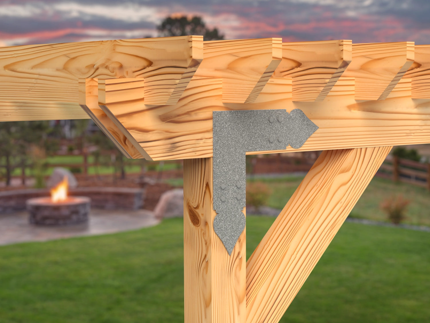 Spade Brackets For 4x4 Dimensional Lumber - Madison Iron and Wood