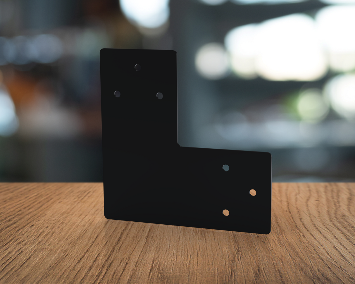 Standard Brackets for 6"x6" Dimensional Wood Post - Madison Iron and Wood
