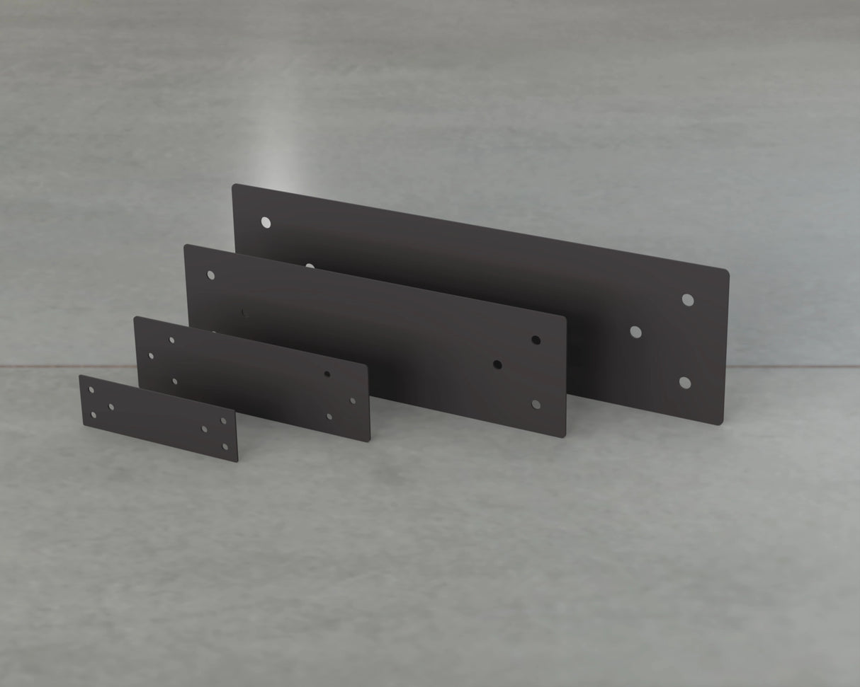 Standard Style Straight Brackets - Various Sizes
