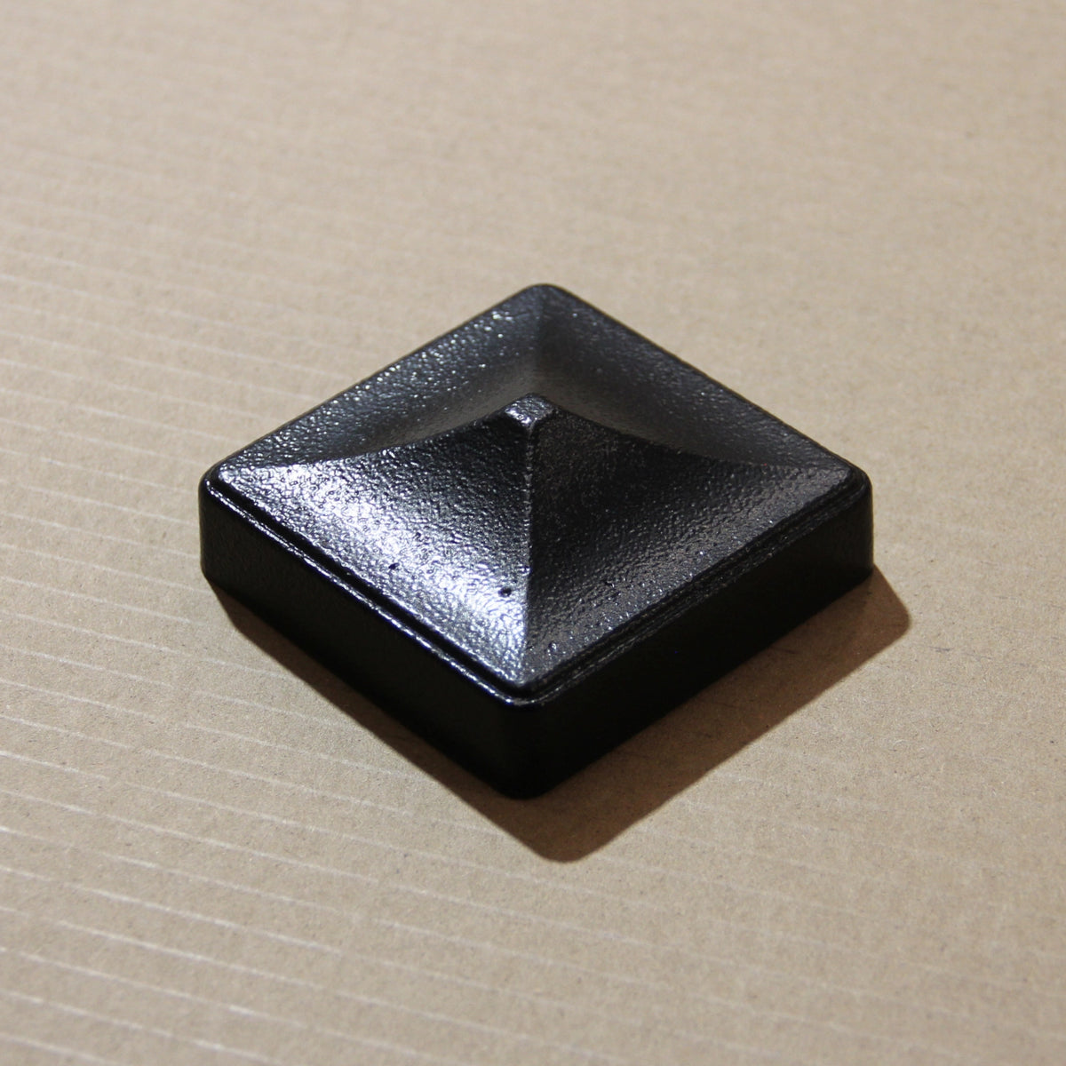 True 3x3 Inch Cast Iron Sagging Pyramid Style Post Cap – Madison Iron ...