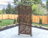 Tiger Stripes Privacy Panel - Madison Iron and Wood