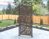 Tiger Stripes Privacy Panel - Madison Iron and Wood