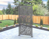 Tiger Stripes Privacy Panel - Madison Iron and Wood
