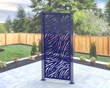 Tiger Stripes Privacy Panel - Madison Iron and Wood