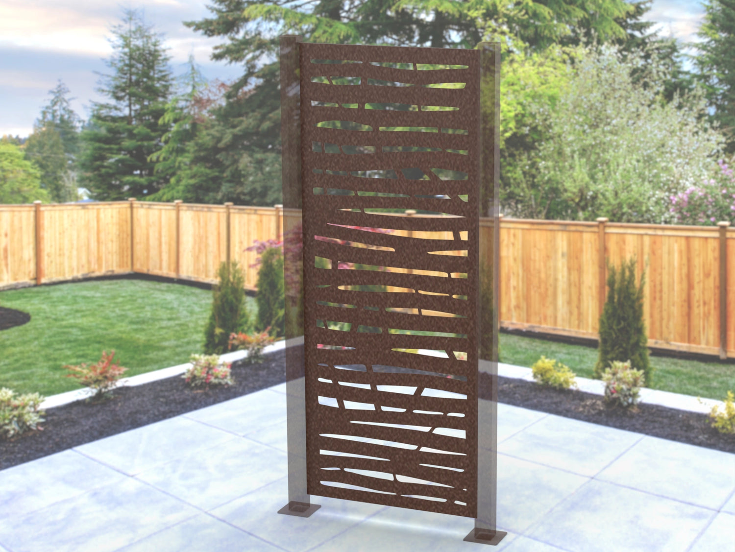 Tree Branches Privacy Panel - Madison Iron and Wood