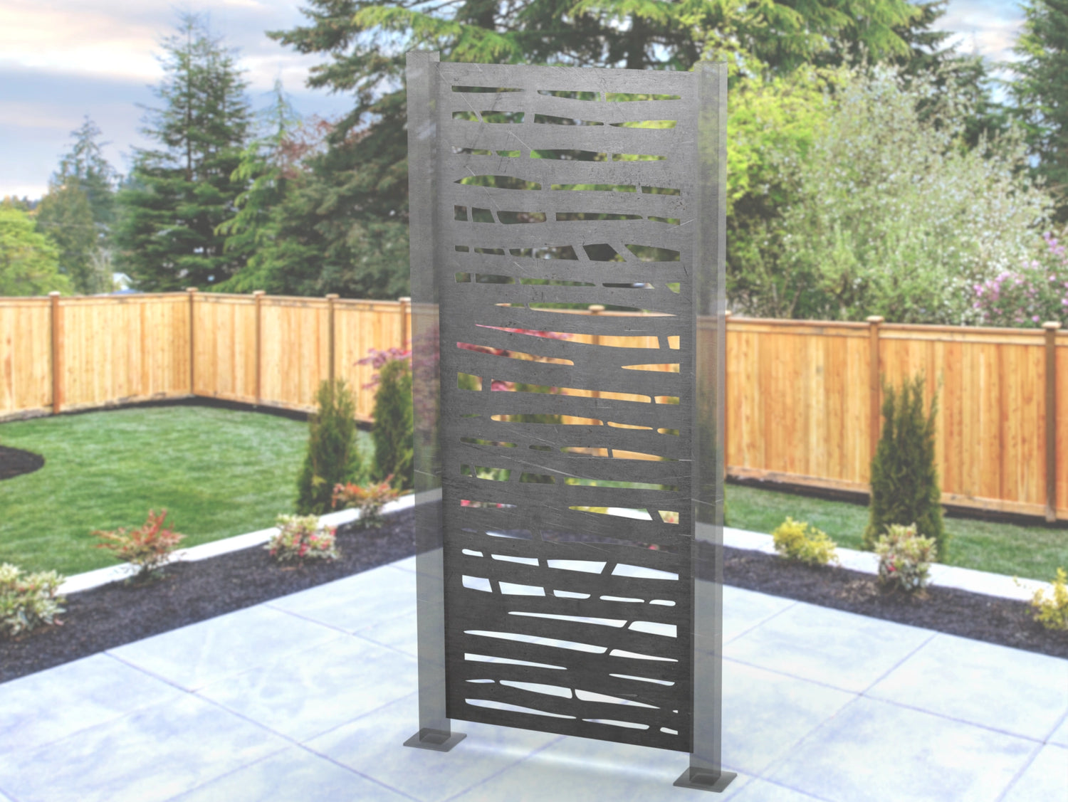 Tree Branches Privacy Panel - Madison Iron and Wood