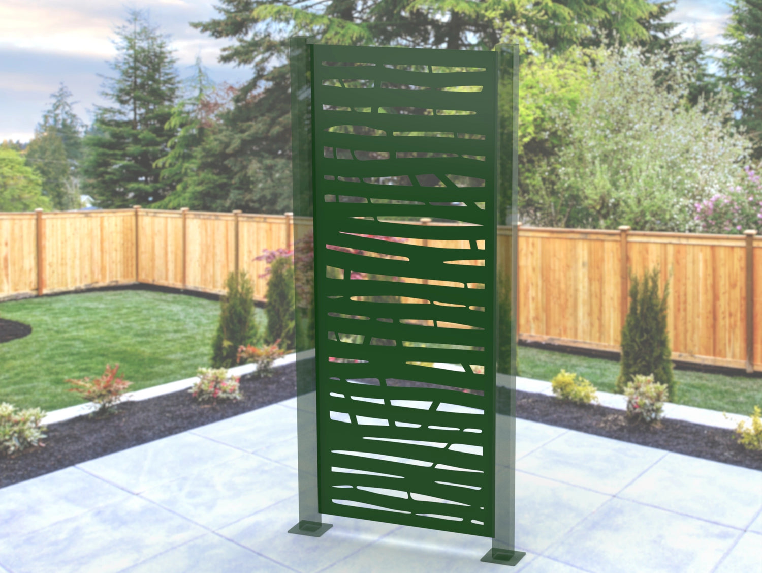 Tree Branches Privacy Panel - Madison Iron and Wood