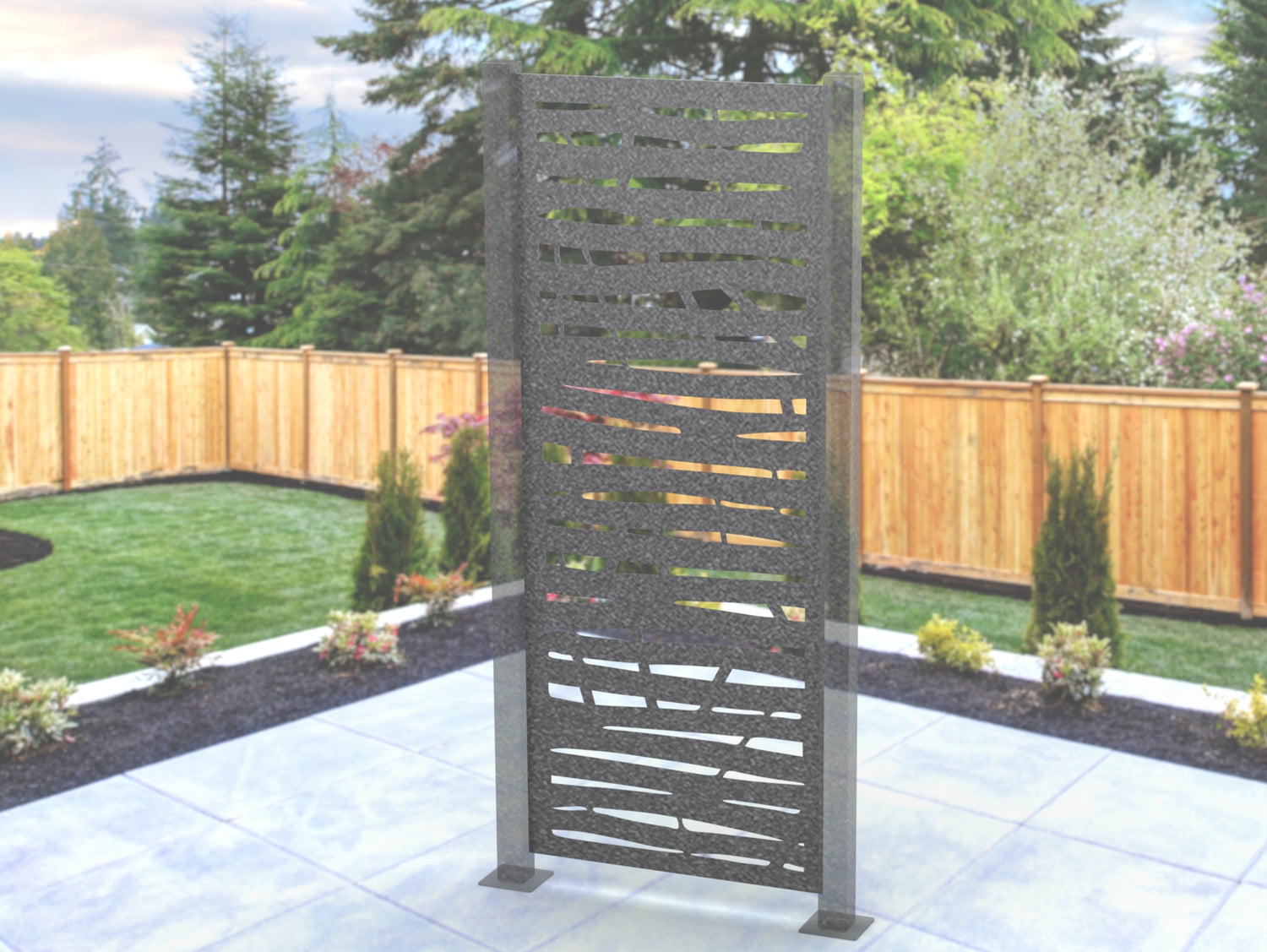 Tree Branches Privacy Panel - Madison Iron and Wood