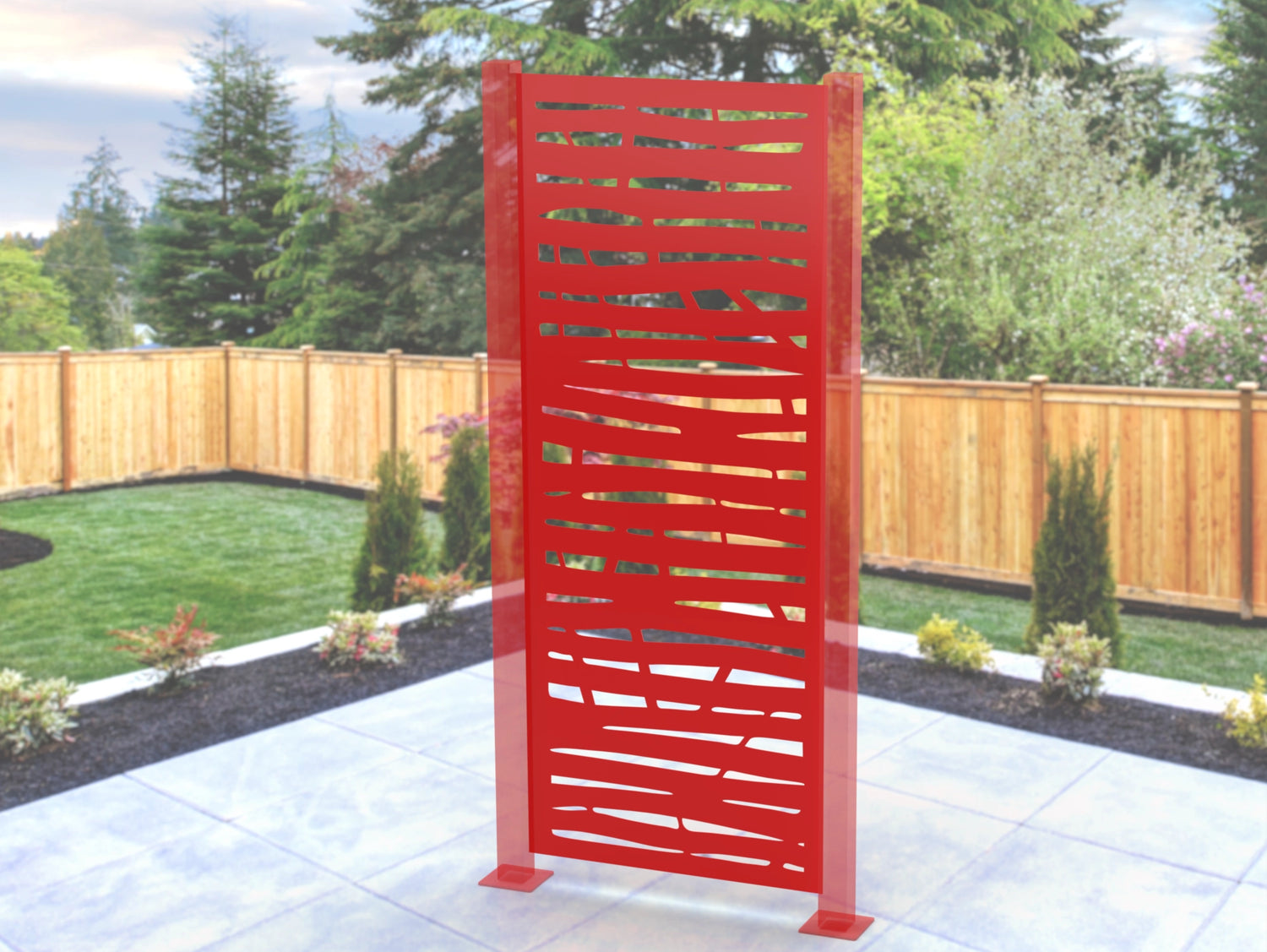 Tree Branches Privacy Panel - Madison Iron and Wood