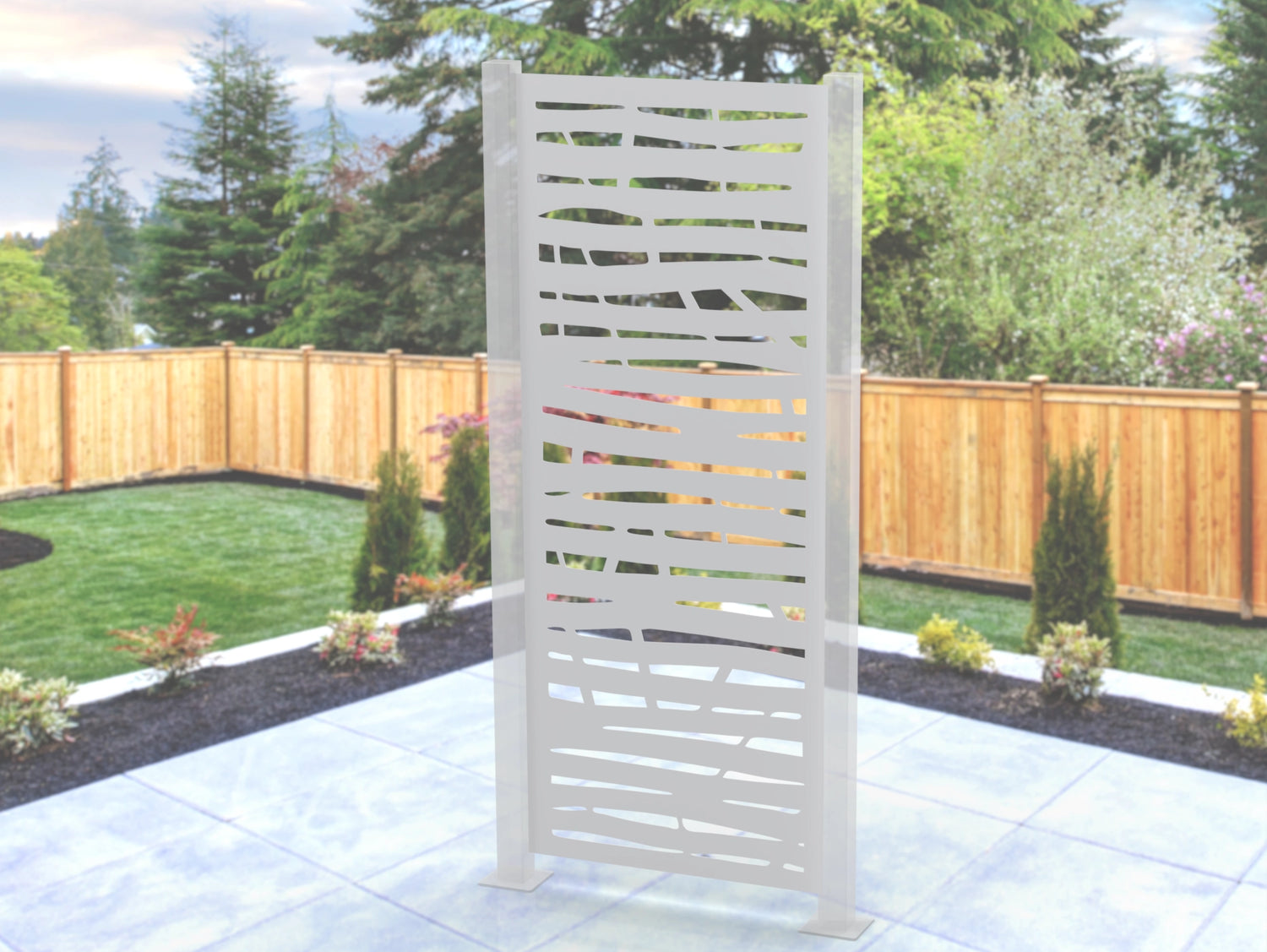 Tree Branches Privacy Panel - Madison Iron and Wood