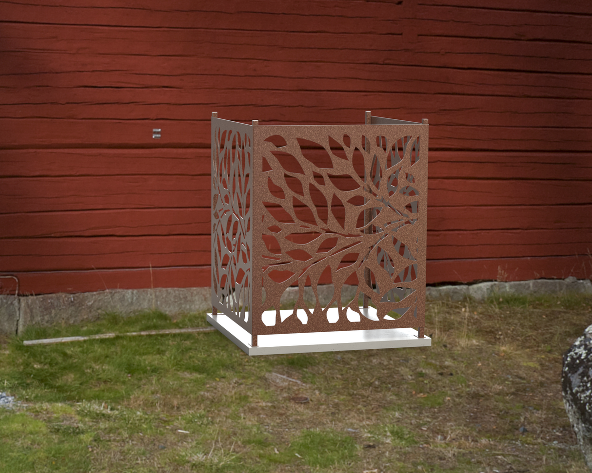 Tree Leaves Design AC Unit Cover - Multiple Sizes