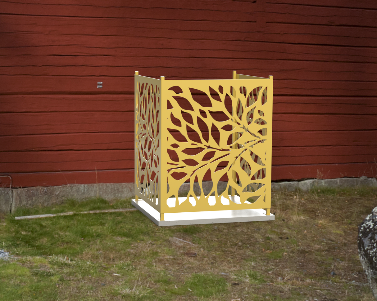 Tree Leaves Design AC Unit Cover - Multiple Sizes