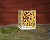 Tree Leaves Design AC Unit Cover - Multiple Sizes - Madison Iron and Wood