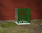 Tree Leaves Design AC Unit Cover - Multiple Sizes - Madison Iron and Wood