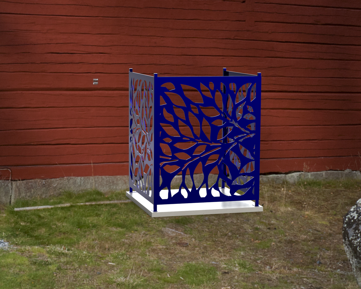 Tree Leaves Design AC Unit Cover - Multiple Sizes