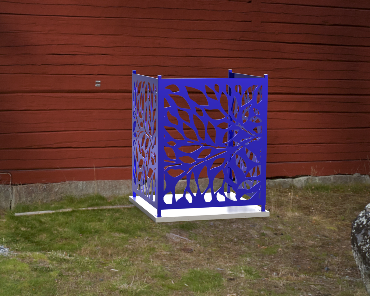 Tree Leaves Design AC Unit Cover - Multiple Sizes