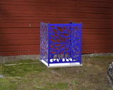 Tree Leaves Design AC Unit Cover - Multiple Sizes - Madison Iron and Wood
