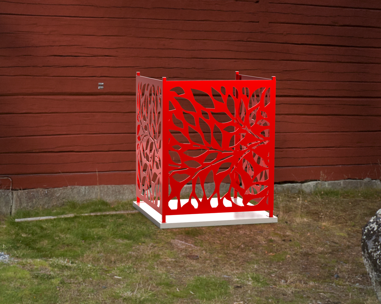 Tree Leaves Design AC Unit Cover - Multiple Sizes
