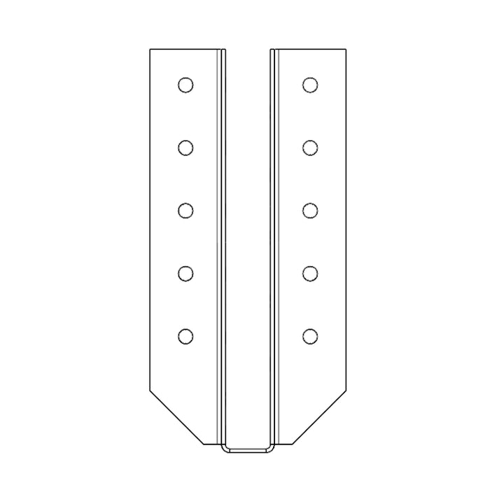1.5"x11" Joist Hanger (2D)
