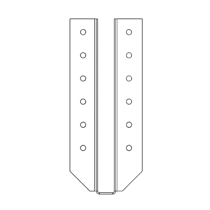 1.5"x13" Joist Hanger (2D)