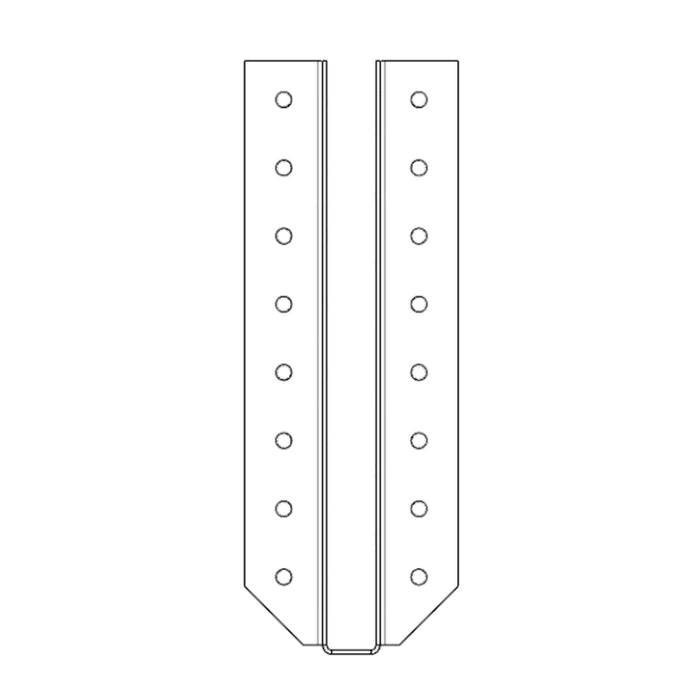 1.5"x15" Joist Hanger (2D)