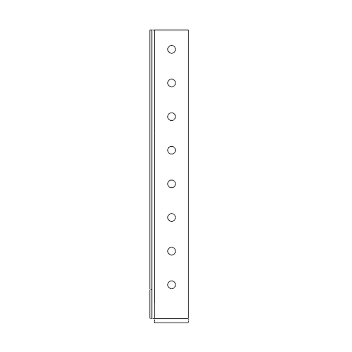 1.5"x15" Joist Hanger (2D)