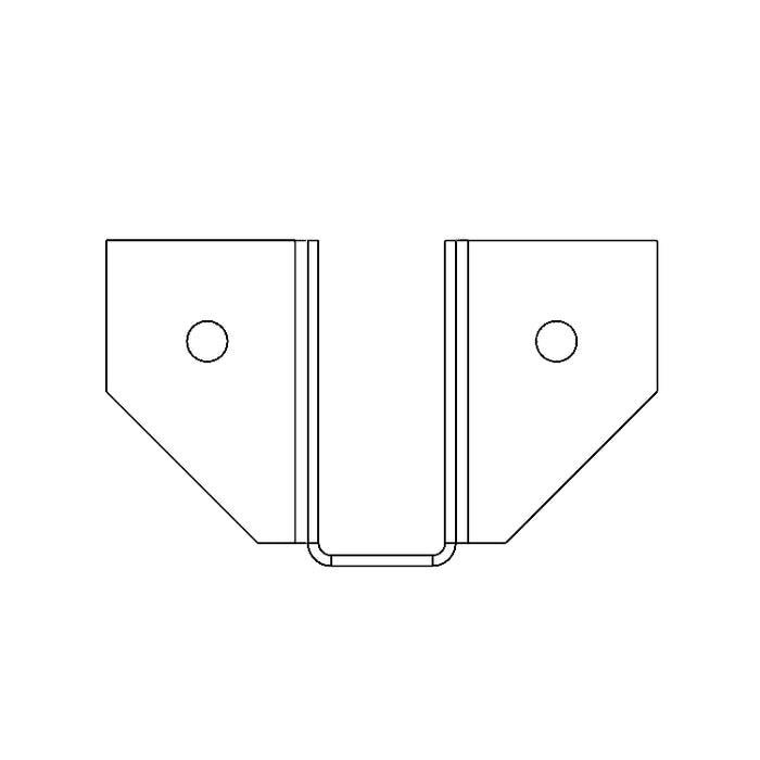 1.5"x3" Joist Hanger (2D)