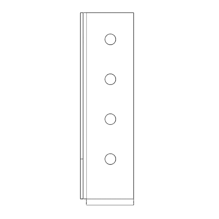 1.5"x7" Joist Hanger (2D)
