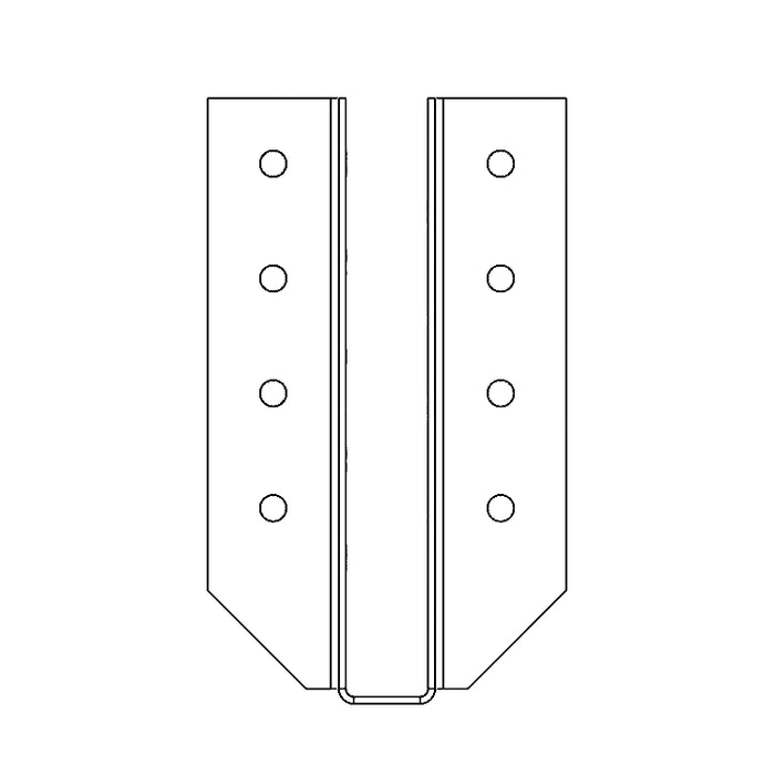 1.5"x9" Joist Hanger (2D)