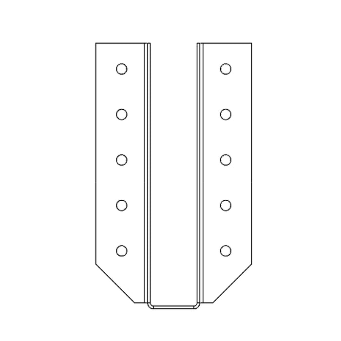 2"x10" Joist Hanger (2D)