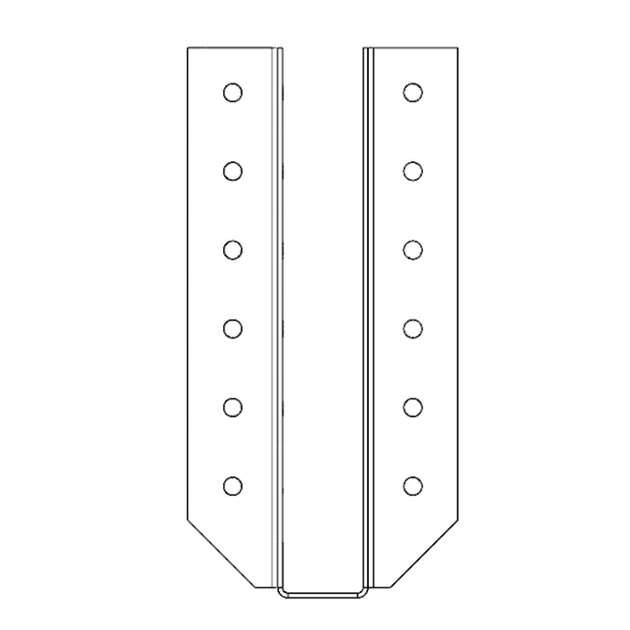 2"x12" Joist Hanger (2D)