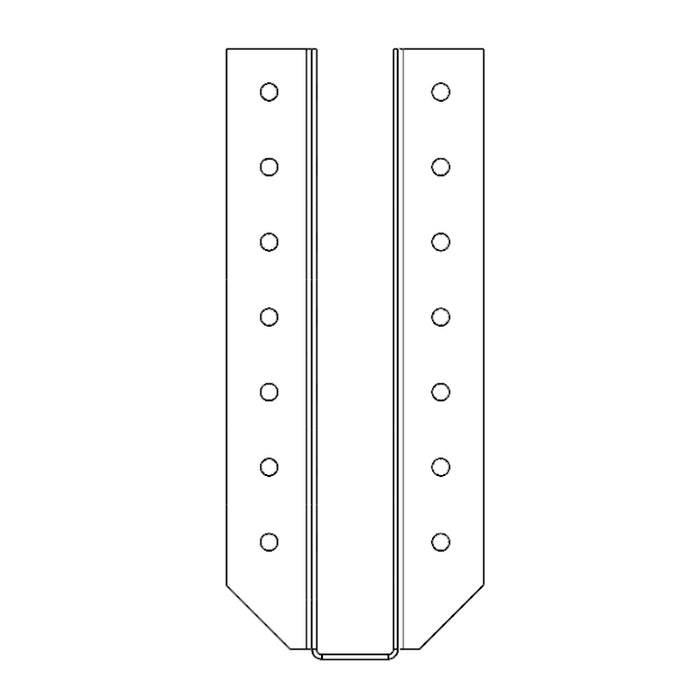 2"x14" Joist Hanger (2D)