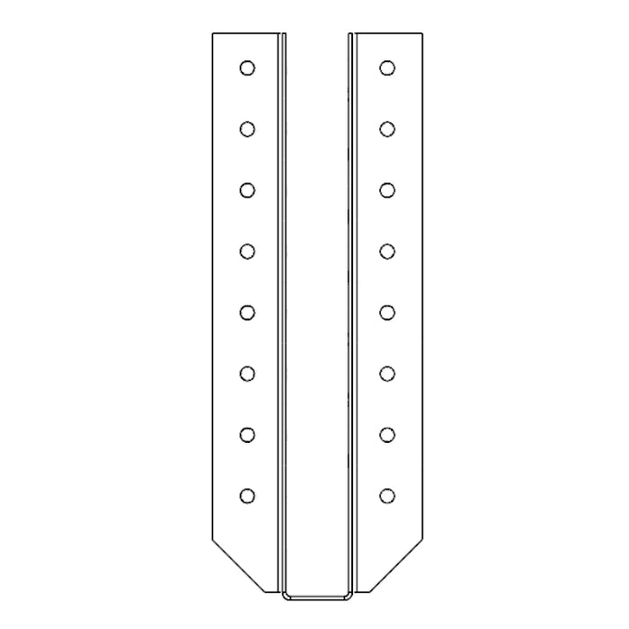 2"x16" Joist Hanger (2D)