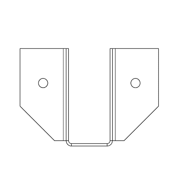 2"x4" Joist Hanger (2D)