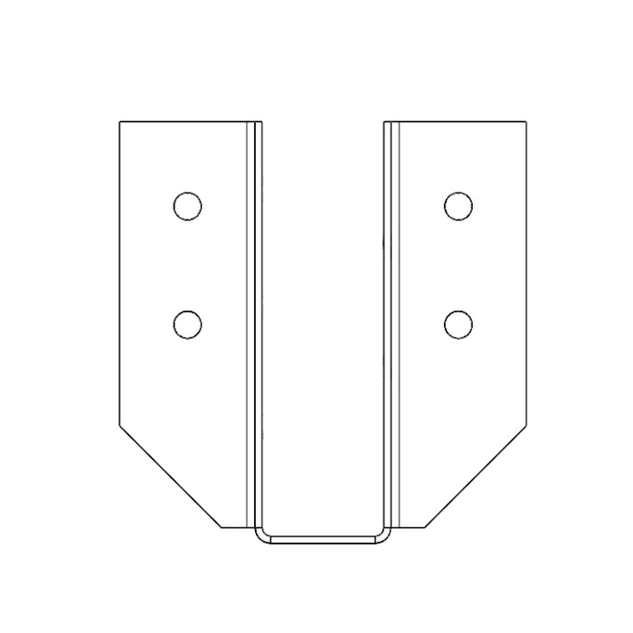 2"x6" Joist Hanger (2D)