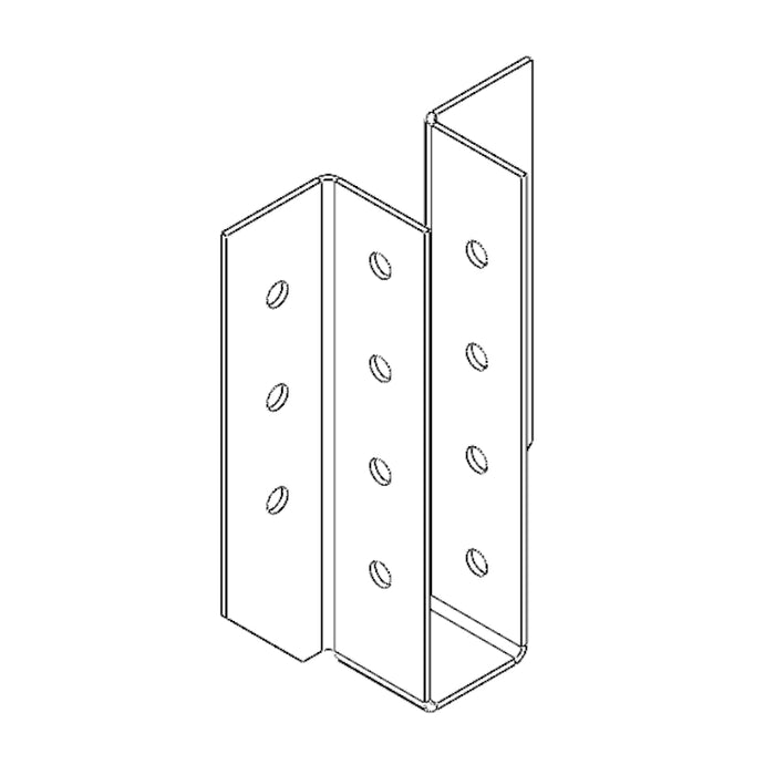 2"x8" Joist Hanger (2D)