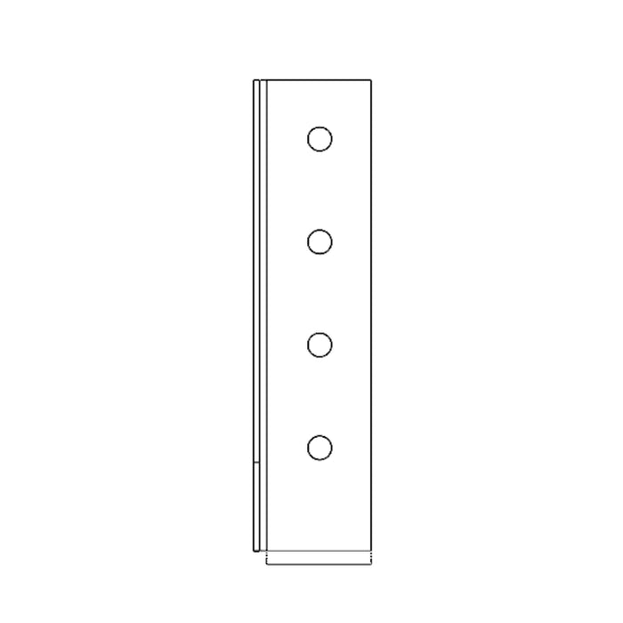 2"x8" Joist Hanger (2D)