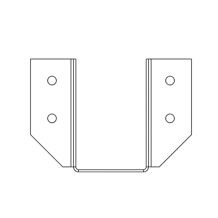 3.5"x5" Joist Hanger (2D)