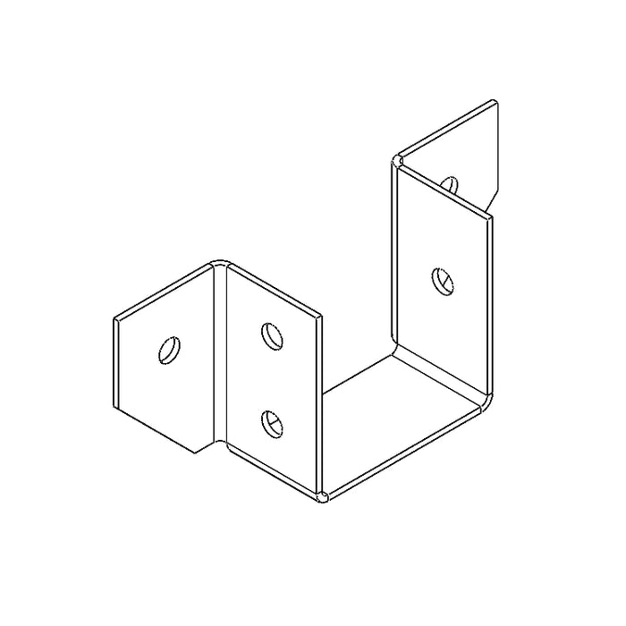 3.5"x3" Joist Hanger (2D)