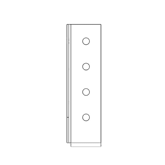 3.5"x7" Joist Hanger (2D)